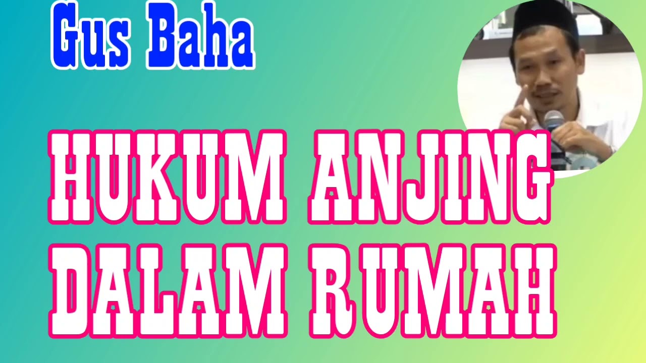 Gus Baha HUKUM ANJING DALAM RUMAH