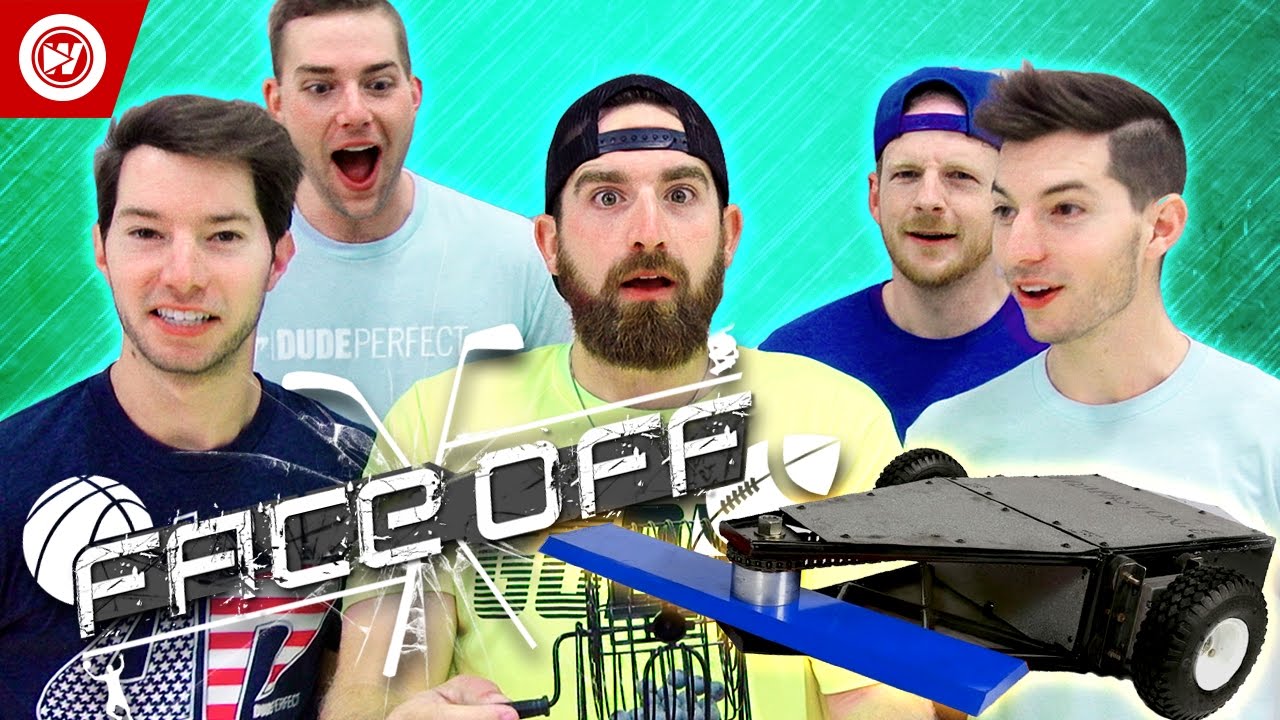 DUDE PERFECT Battlebots Edition | FACEOFF