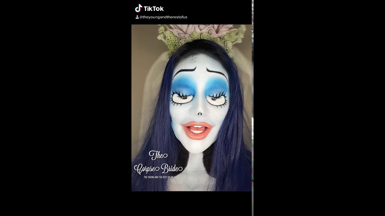 The Corpse Bride Makeup