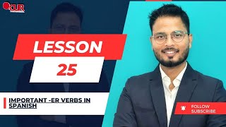 Details Lesson.25//Learn important -er verbs in Spanish through Hindi with Rizwan Khan Guide