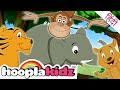 Hindi Kids Song | Jungle Mein Jaanwar Khelte Hain | The Jungle Song | HooplaKidz Hindi
