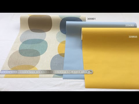 Однотонні яскраві жовті шпалери 309655, обоі лимонного кольору, гладкі та мийні, вінілові на флізеліновій основі, видео 4