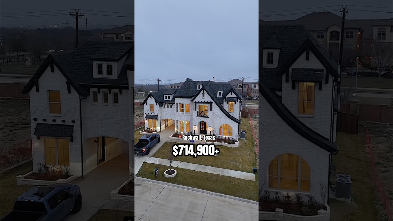 Новые современные мини-замки в Рокволле, Техас! 🤝