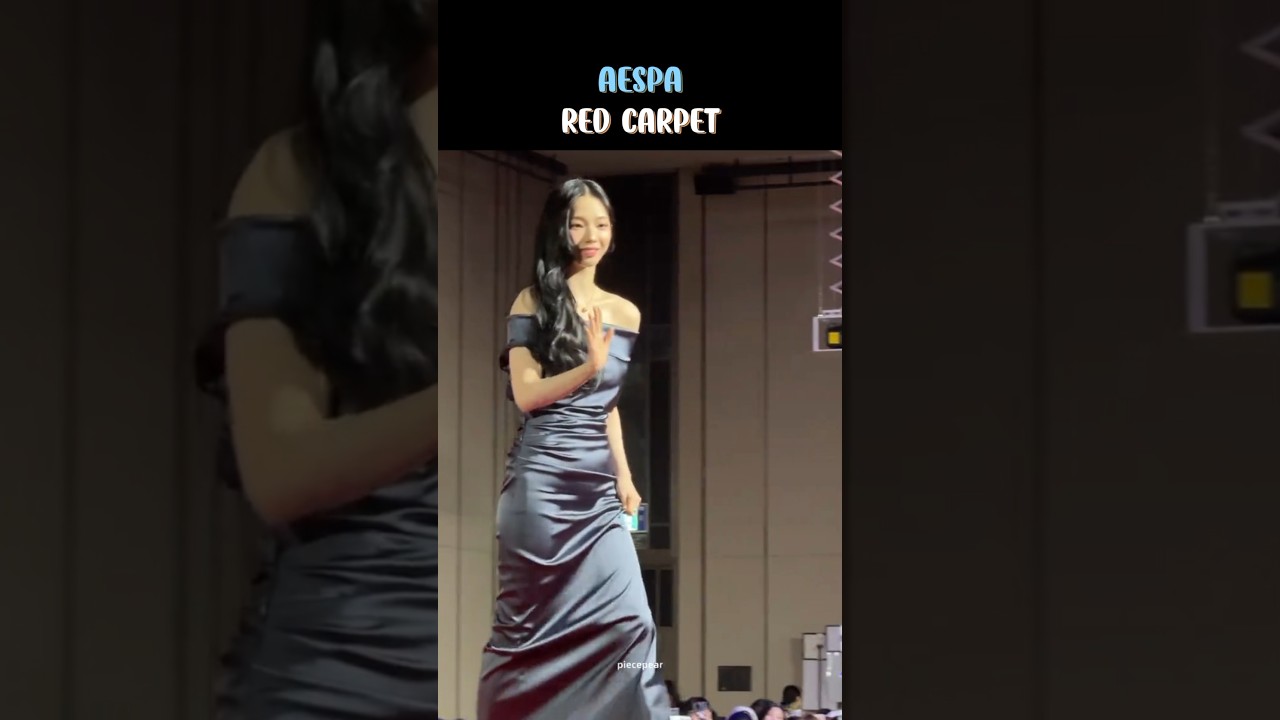 AESPA SBS GAYO DAEJEON 2025 RED CARPET 