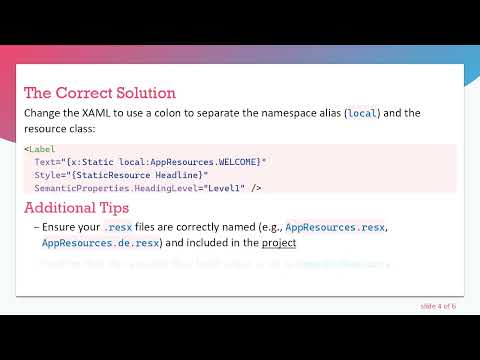 Handling Localization Resource Files in .NET MAUI 9 with x:Static Syntax