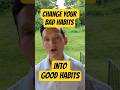 Change your BAD habits into the OPPOSITE habits. #sobriety #addictionrecovery #stoicism