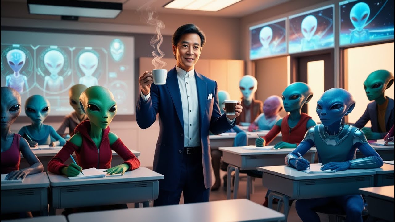 Alien Students Stunned by Human Obsession with Coffee in War-Torn Sci ...