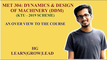 MET 304: DESIGN & DYNAMICS OF MACHINERY_INTRODUCTION