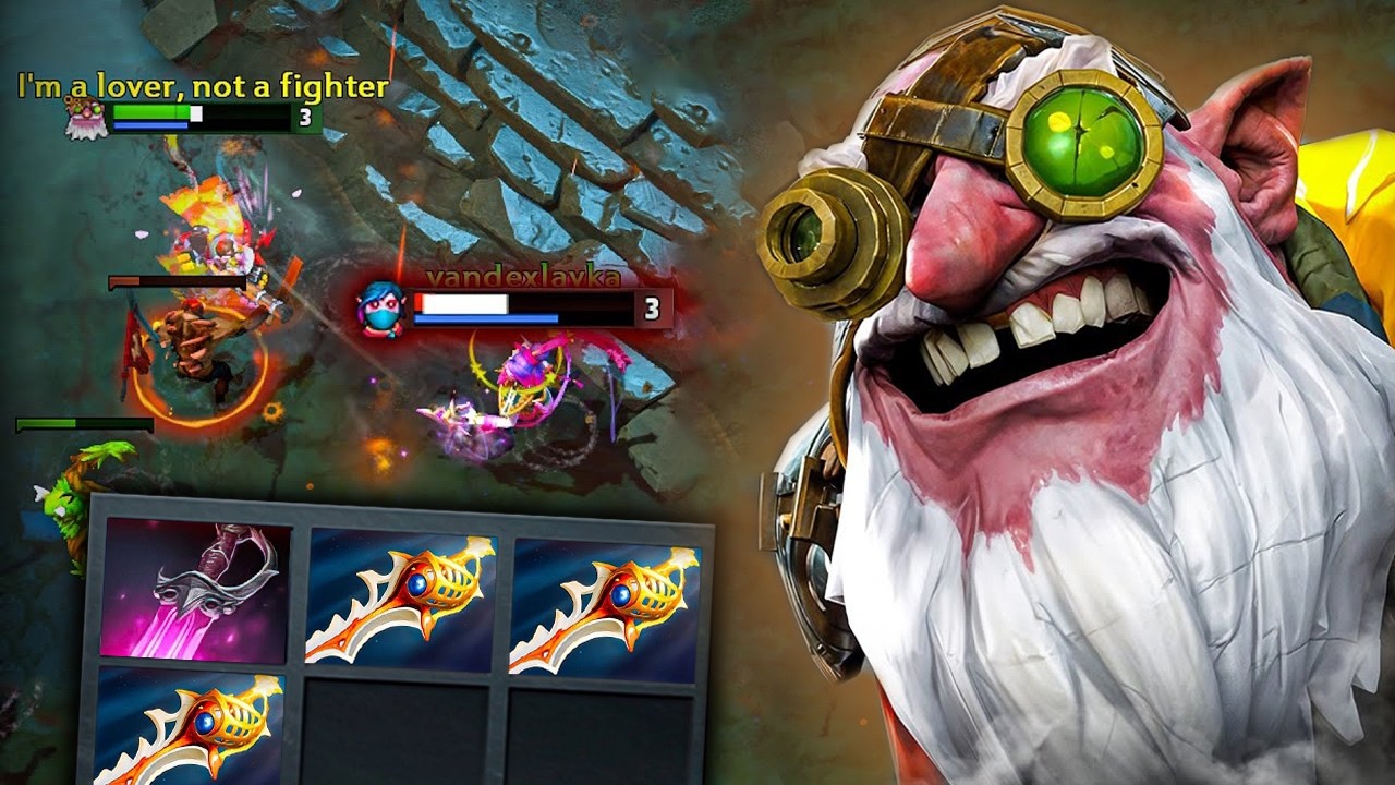 Insane One Shot Sniper + Max Attack Speed🔥🔥🔥44Kills x3 Divine Rapiers + Khanda Builds | Dota 2