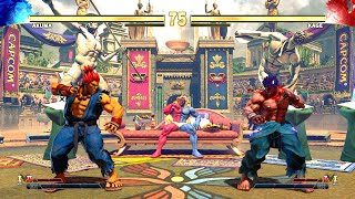 Akuma vs Kage (Hardest AI) - Street Fighter V (PS5 4K 60FPS)