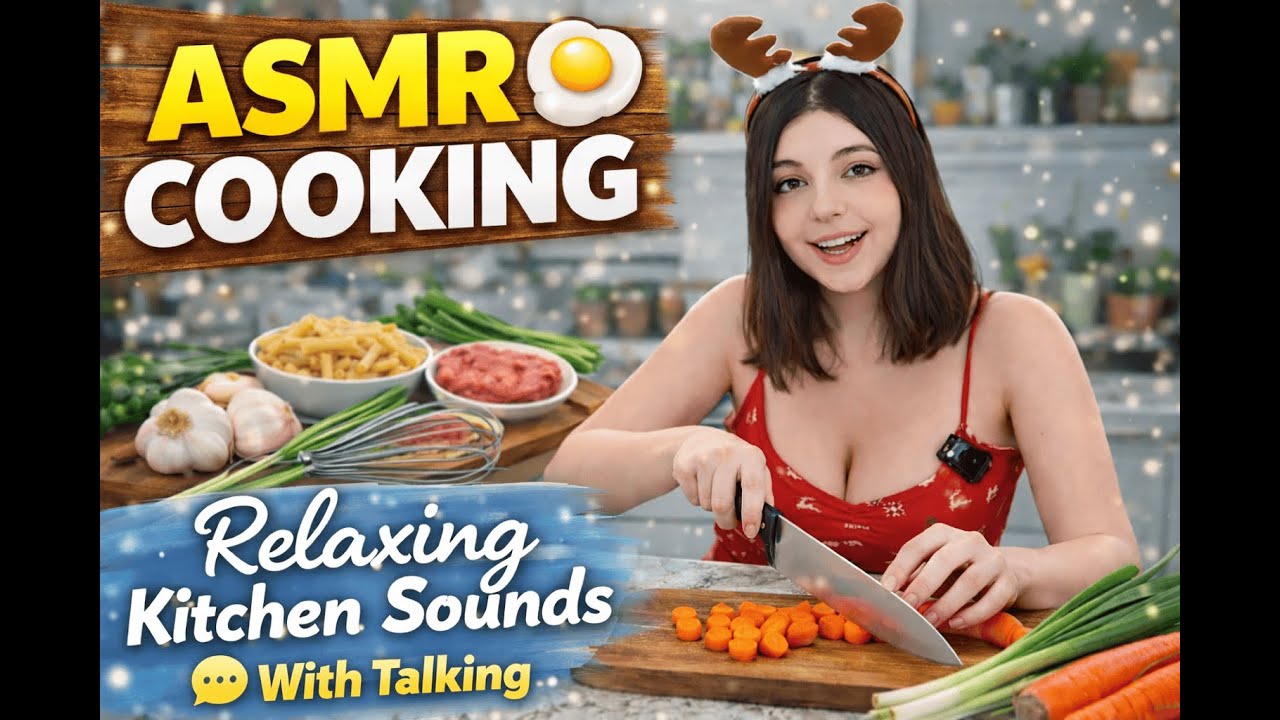 ASMR Cooking 🍳 | Relaxing Kitchen Sounds | With Talking | part 8