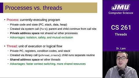 JMU CS261 26 Threads Part 03 - Summary