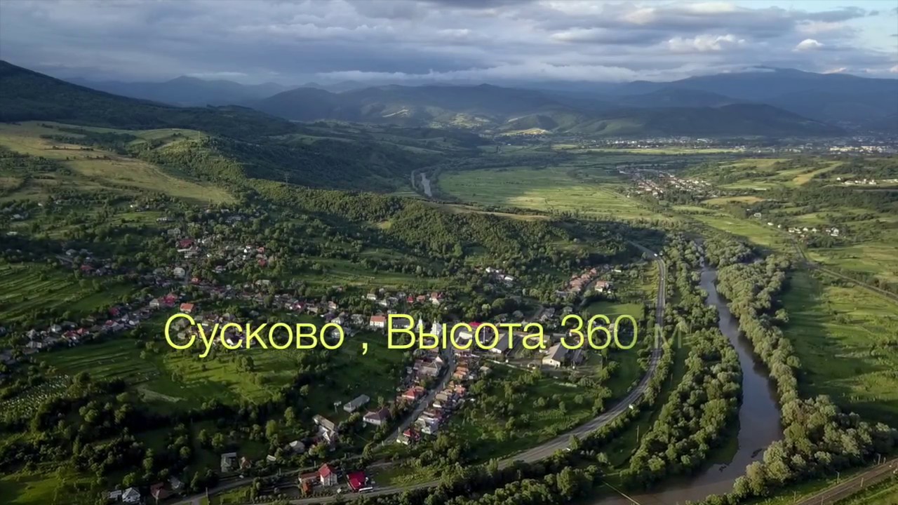 Село Сусково и Пасека с высоты птичьего полета