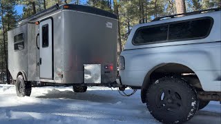 Snow and Hot Springs - Cargo Trailer Camper by waysoutback 1,874 views 1 year ago 9 minutes, 5 seconds