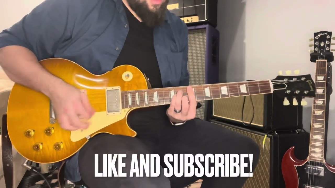 “Black Flag” JTM50 + ‘58 RI Les Paul (Dr. Dan Amps)