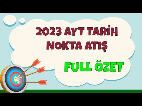 2023 AYT TARİH FULL ÖZET SON GÜN NOKTA ATIŞ :)