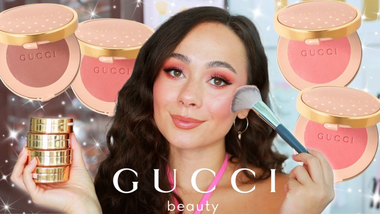 I SPENT $200 ON THESE BLUSHES.GUCCI BEAUTY BLUSH!! 