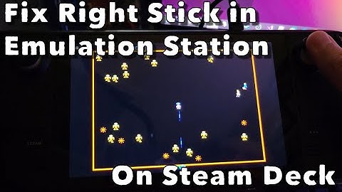 Steam Deck: Fix Right Stick in Emulation Station for Twin Stick Shooters