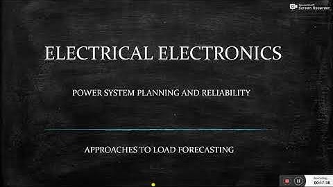 APPROACHES TO LOAD FORECASTING