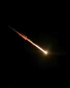 meteor jatuh sama suara ledakan di kab muba
