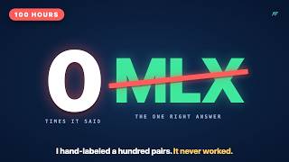 I Hand Labeled 100 Pairs  The Model Still Wont Say Mlx