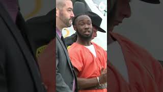 Lameik Wilson leaving after pleading not guilty in court
