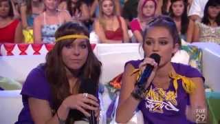Miley Cyrus and Mandy Jiroux - Teen Choice Awards 2008 - Final