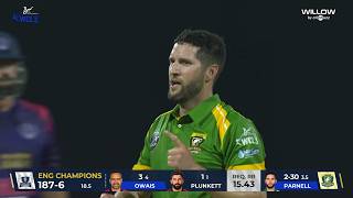 Wayne Parnell 3 wickets vs England Champions  | World Championship of Legends 2026