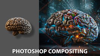 Pro Photo Manipulation Techniques in Photoshop! "Creative Brain" Composite