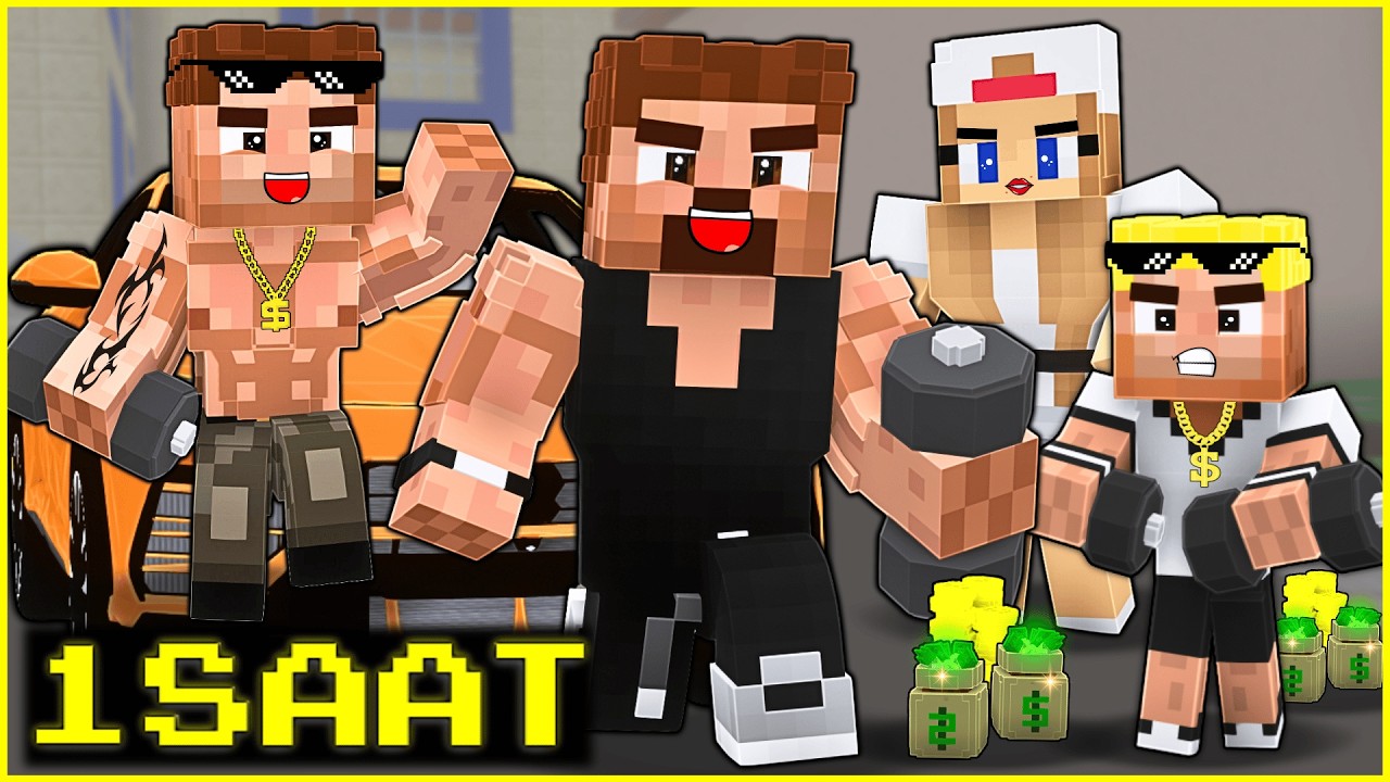 MİNECRAFT KASLI FAKİR AİLESİ ZENGİN OLDU FİLMİ! 😱 - Minecraft
