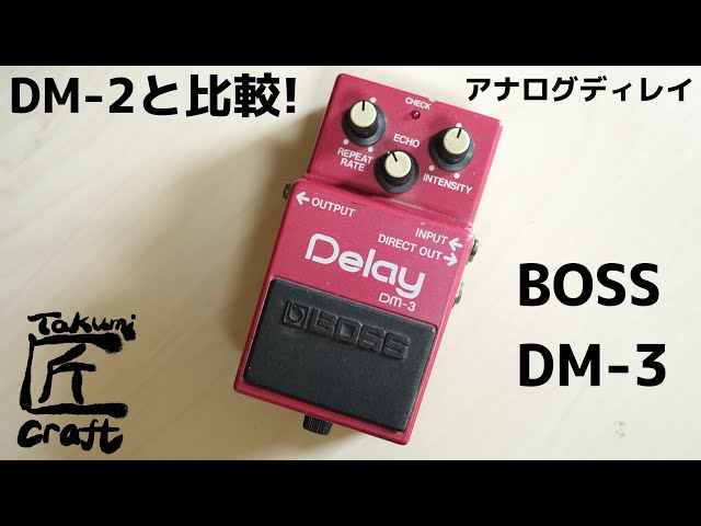 BOSS DM-3 Delay Review - YouTube