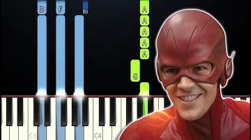 The Flash S7 Official Soundtrack | 1949 – Jordan Fisher (Piano Tutorial)