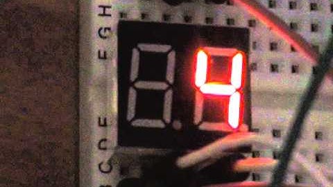 Dual Digit Numeric Display