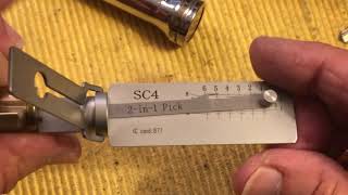 #239 Schlage KIK Picked with SC4 Lishi tool