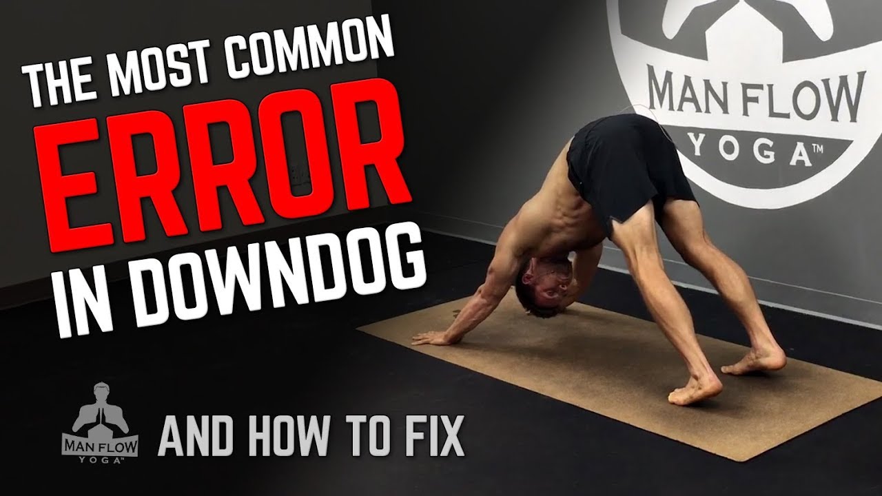 Most Common Errors in Downdog (and how to fix) | Yoga for Men