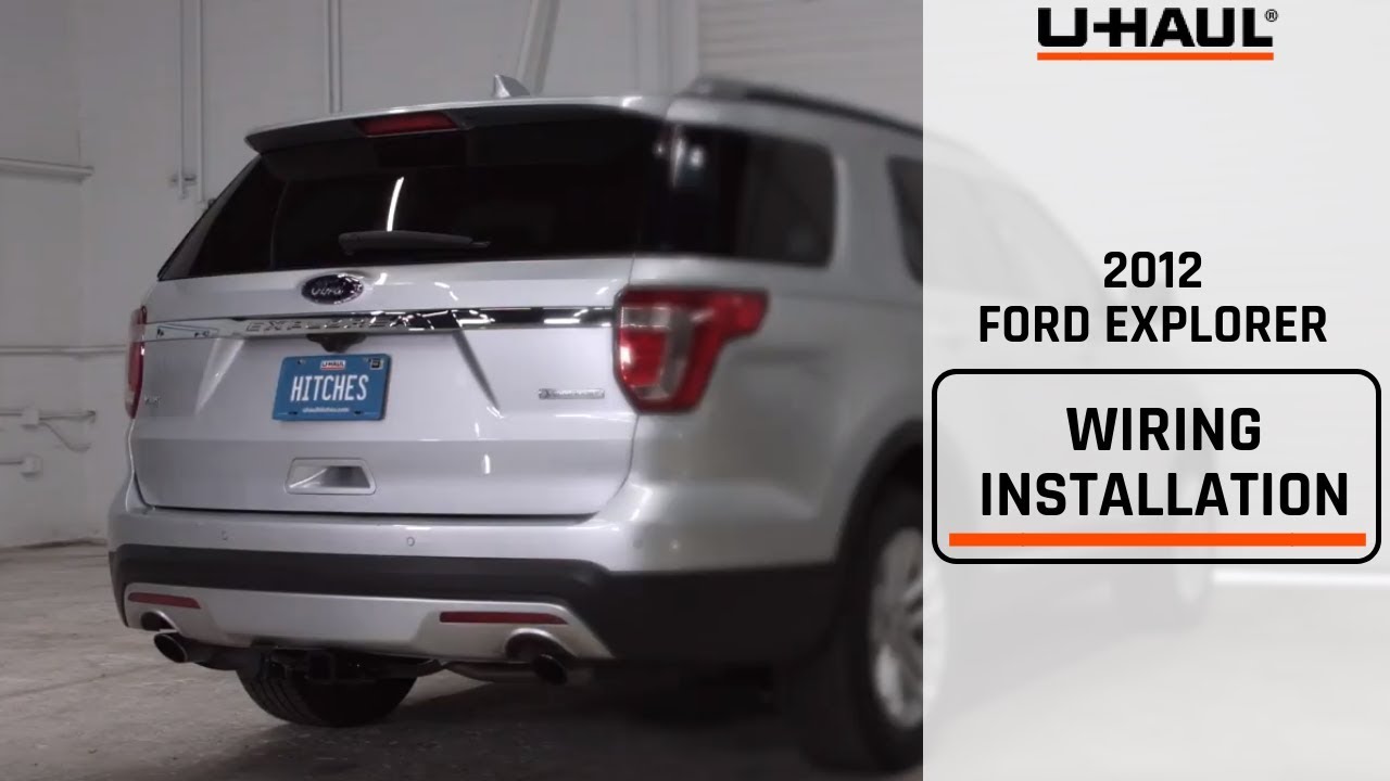 2012 Ford Explorer 7 Way Wiring Harness Installation - YouTube
