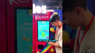 This Skittles vending machine was pretty sweet 😋 #vendingmachine @jaimeibanezz