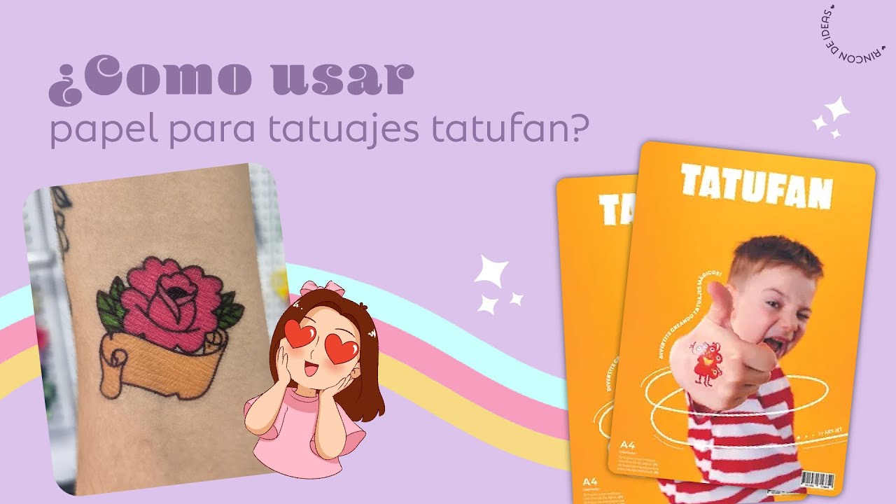 Como hacer TATUAJES TEMPORALES con impresora INKJET- tutorial paso a paso