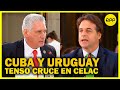 Presidentes de Cuba y de Uruguay protagonizan tenso cruce en cumbre de la CELAC