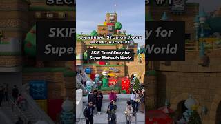 Universal Studios Japan Hacks #1: How to Skip Timed Entry for Super Nintendo World #shorts #japan