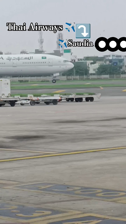 Thai Airways | Saudia Arrive| One After Another|#aviation #shorts #trending