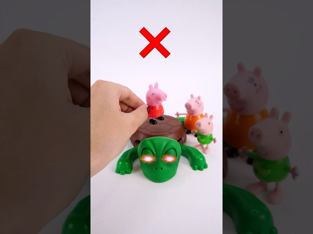 Satisfying with Peppa Pig Family | Peppa Pig ASMR  #peppapig #toys #short