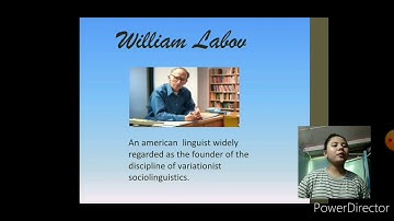 Language and social variation