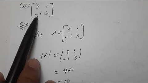 11th Business Maths Chapter 1 Matrices and Determinants - Class 20