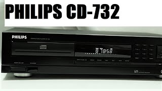 PHILIPS CD-732. CD player review.