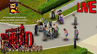 Challenge Mode Extinction - Project Zomboid "Random Sprinters" (B42) Live! Part 2