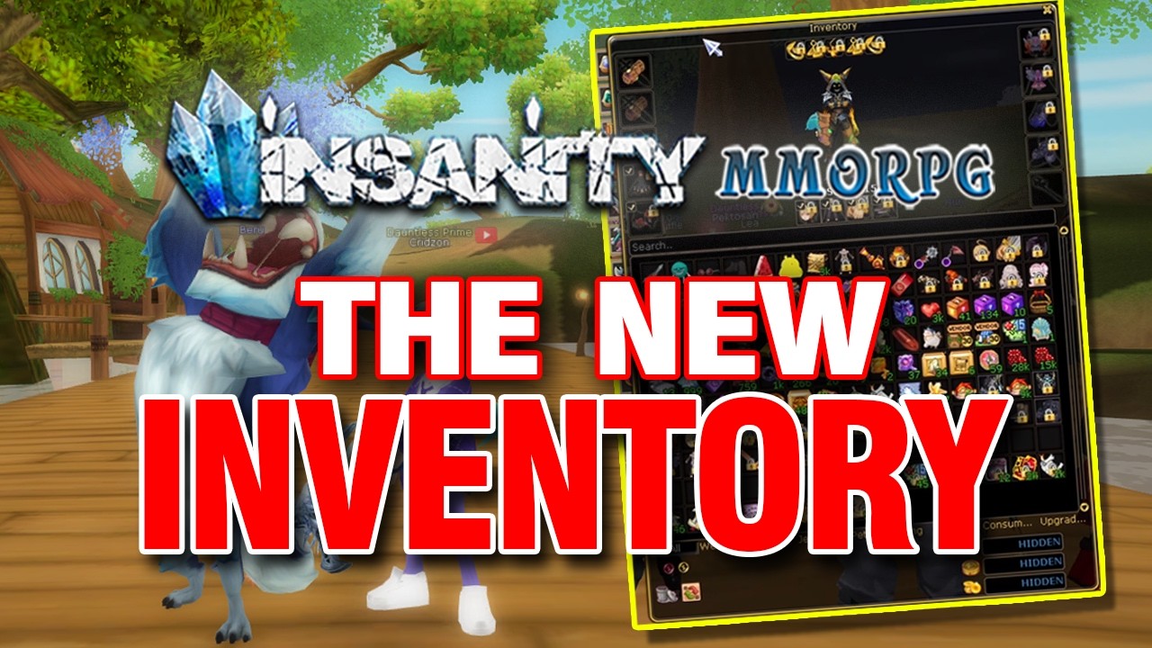 Mmorpg Inventory Inventory Management Just Got 10x Better in Insanity MMORPG - YouTube