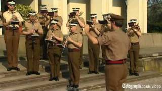 Coldstream Guards practise for wedding