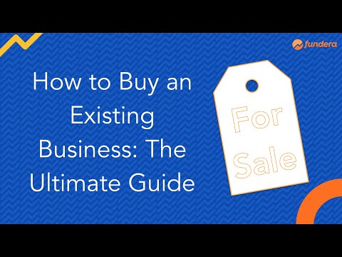 Video: How To Buy A Business