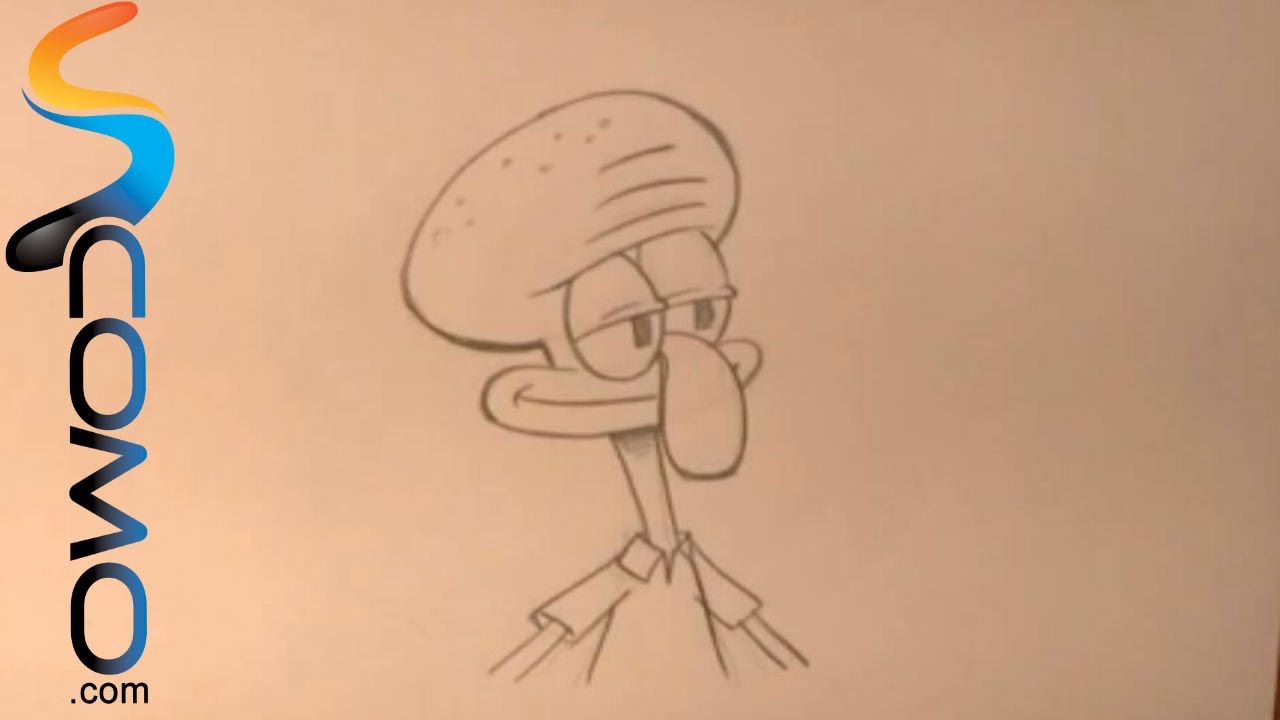 Dibujar a Calamardo - YouTube